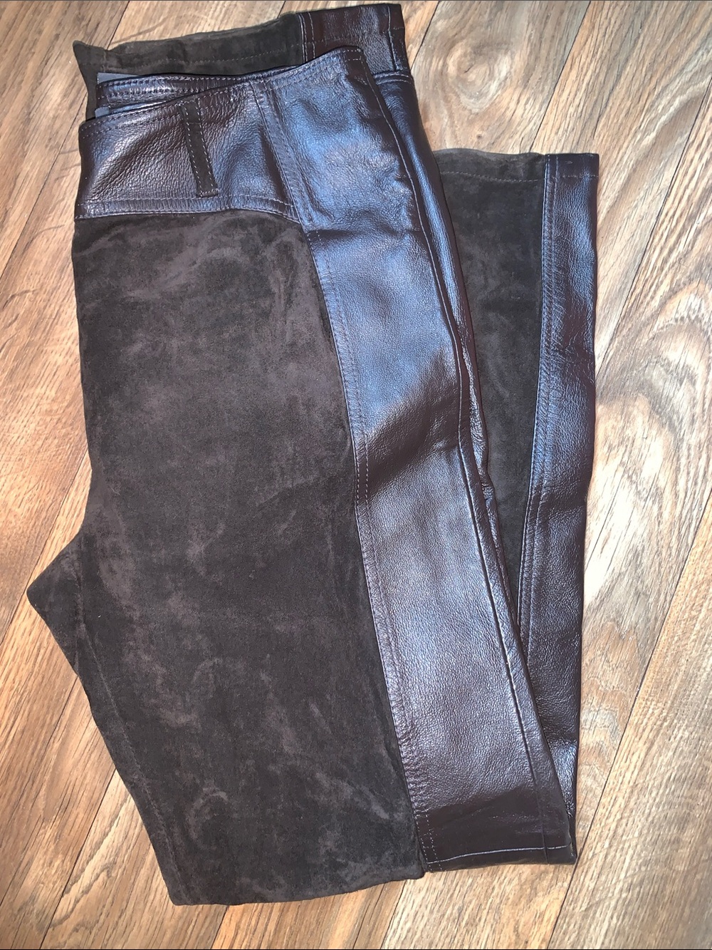 BGN&CO Leather/Suede Pants